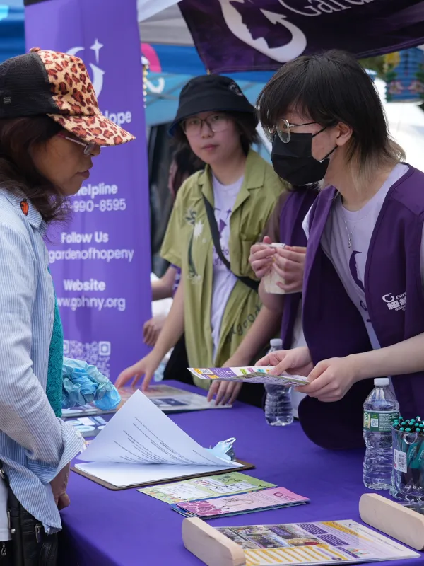 CAAF community outreach at an event.