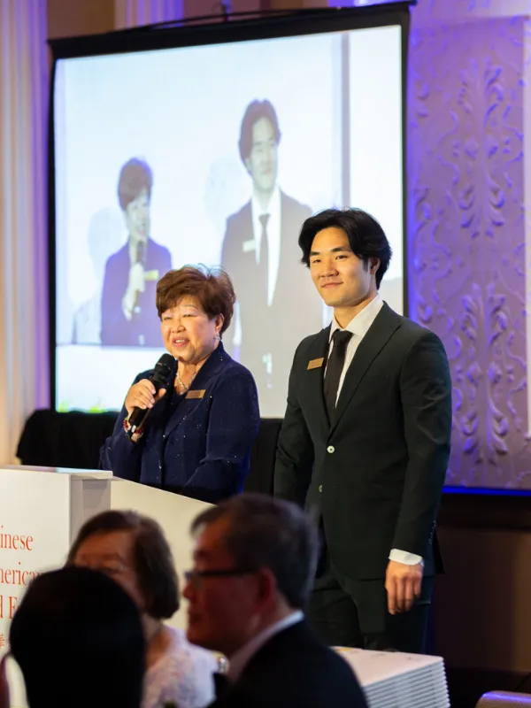 A moment from a CAAF gala program.