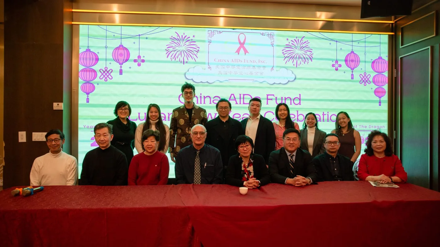 Board members and AAYP alumni at the Lunar New Year Celebration.