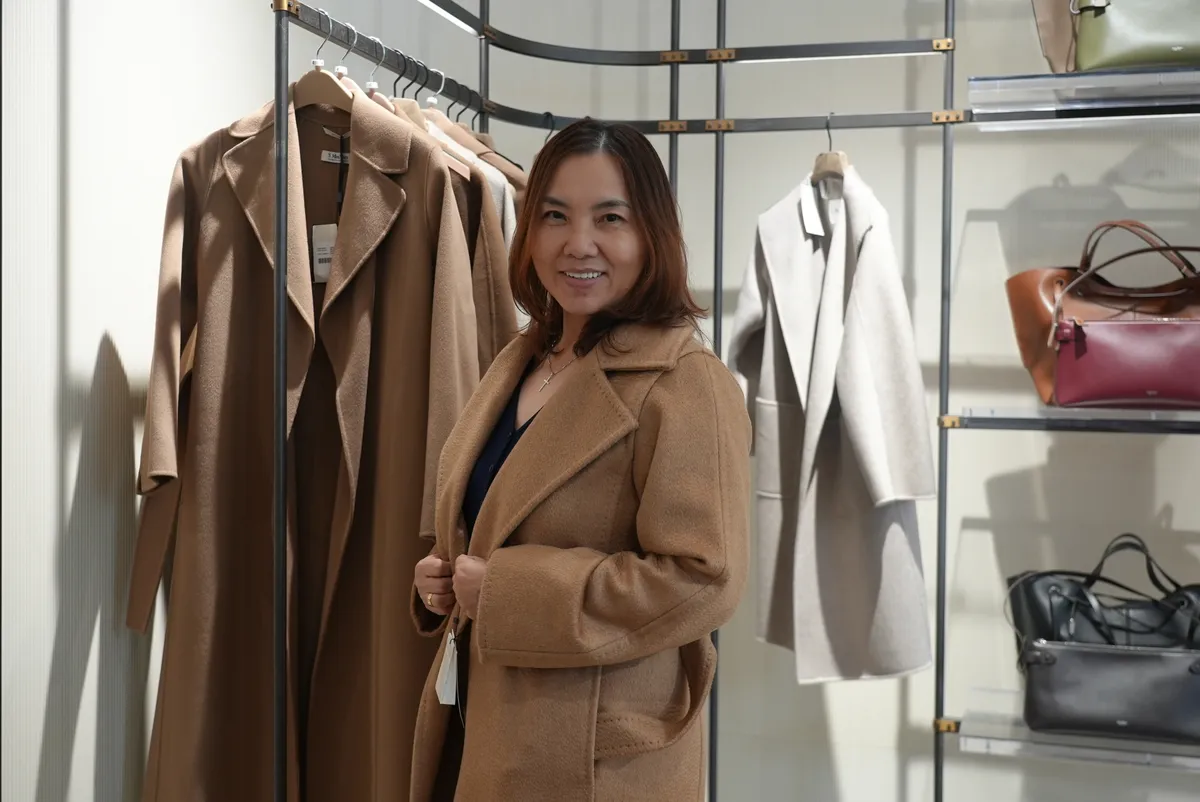 A moment from the Max Mara Shopping Event.