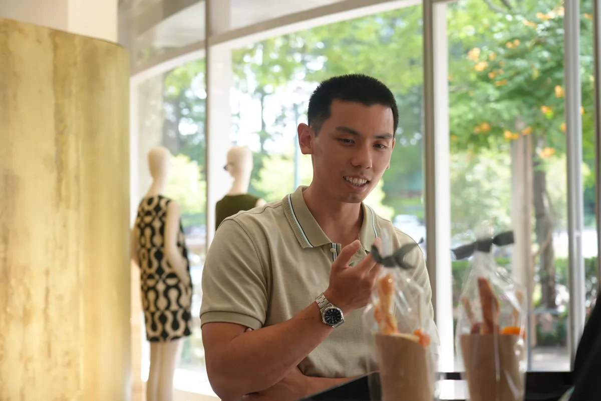A moment from the Max Mara Shopping Event.