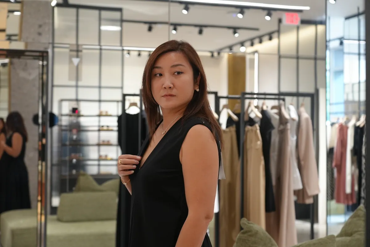 A moment from the Max Mara Shopping Event.