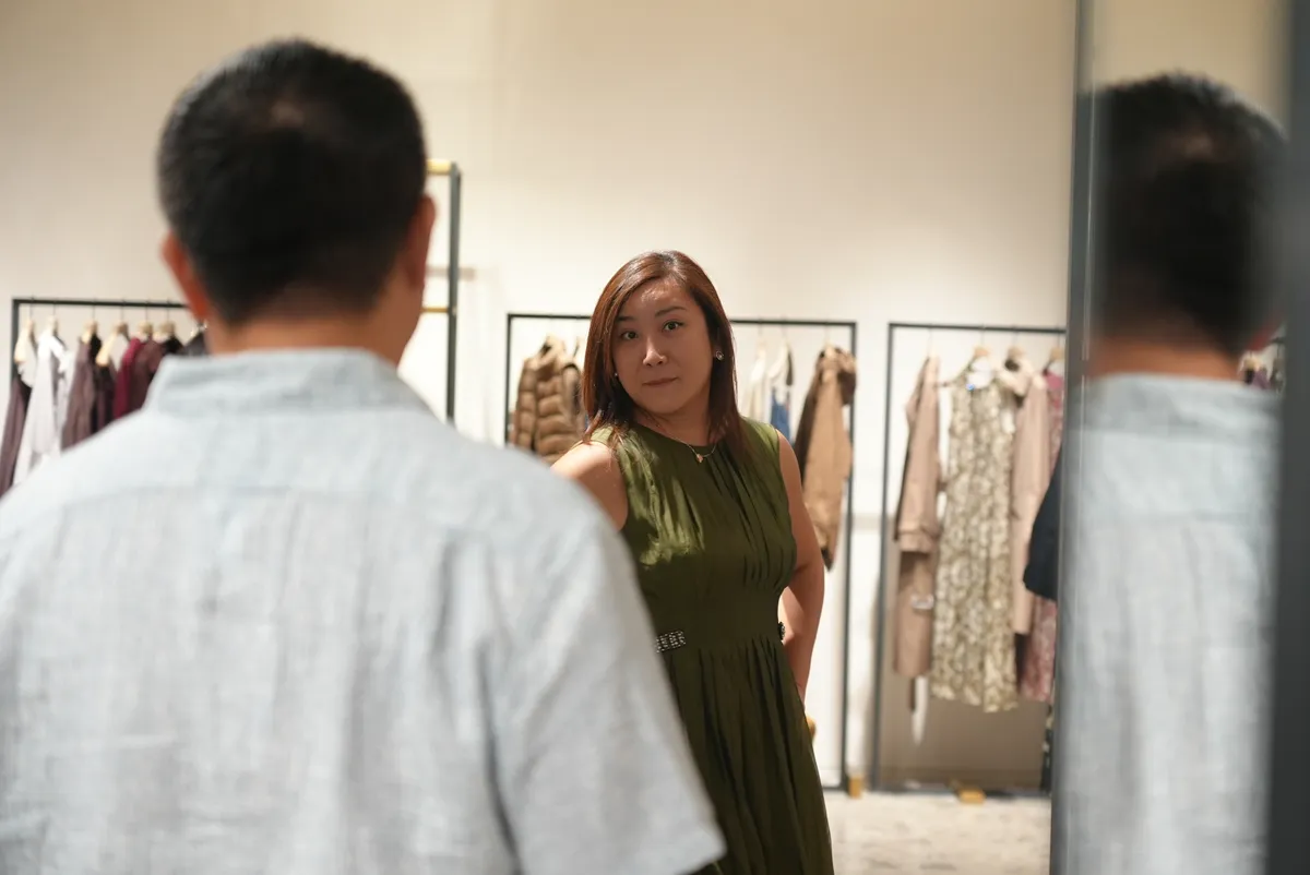 A moment from the Max Mara Shopping Event.