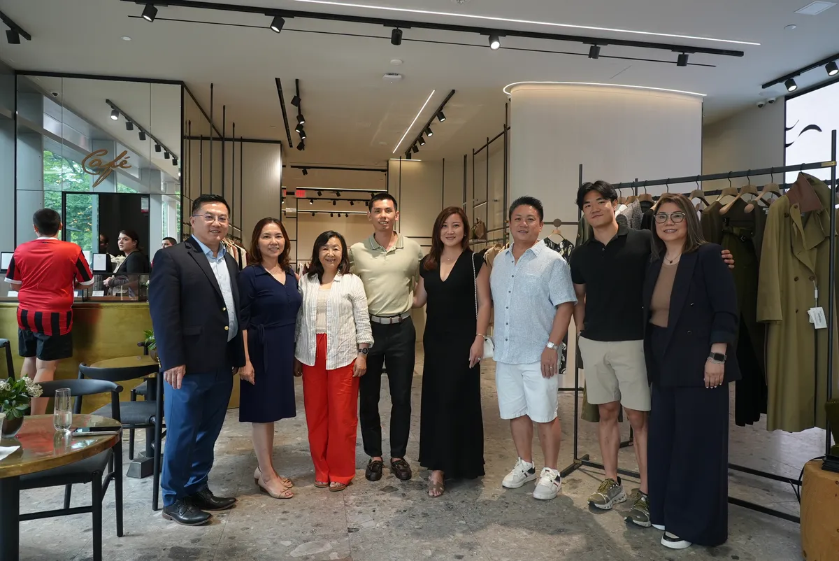 A moment from the Max Mara Shopping Event.